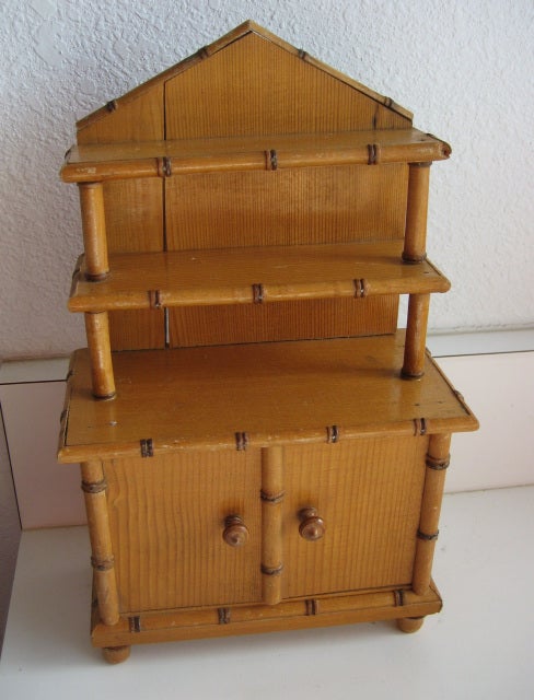 Antique doll sale house furniture
