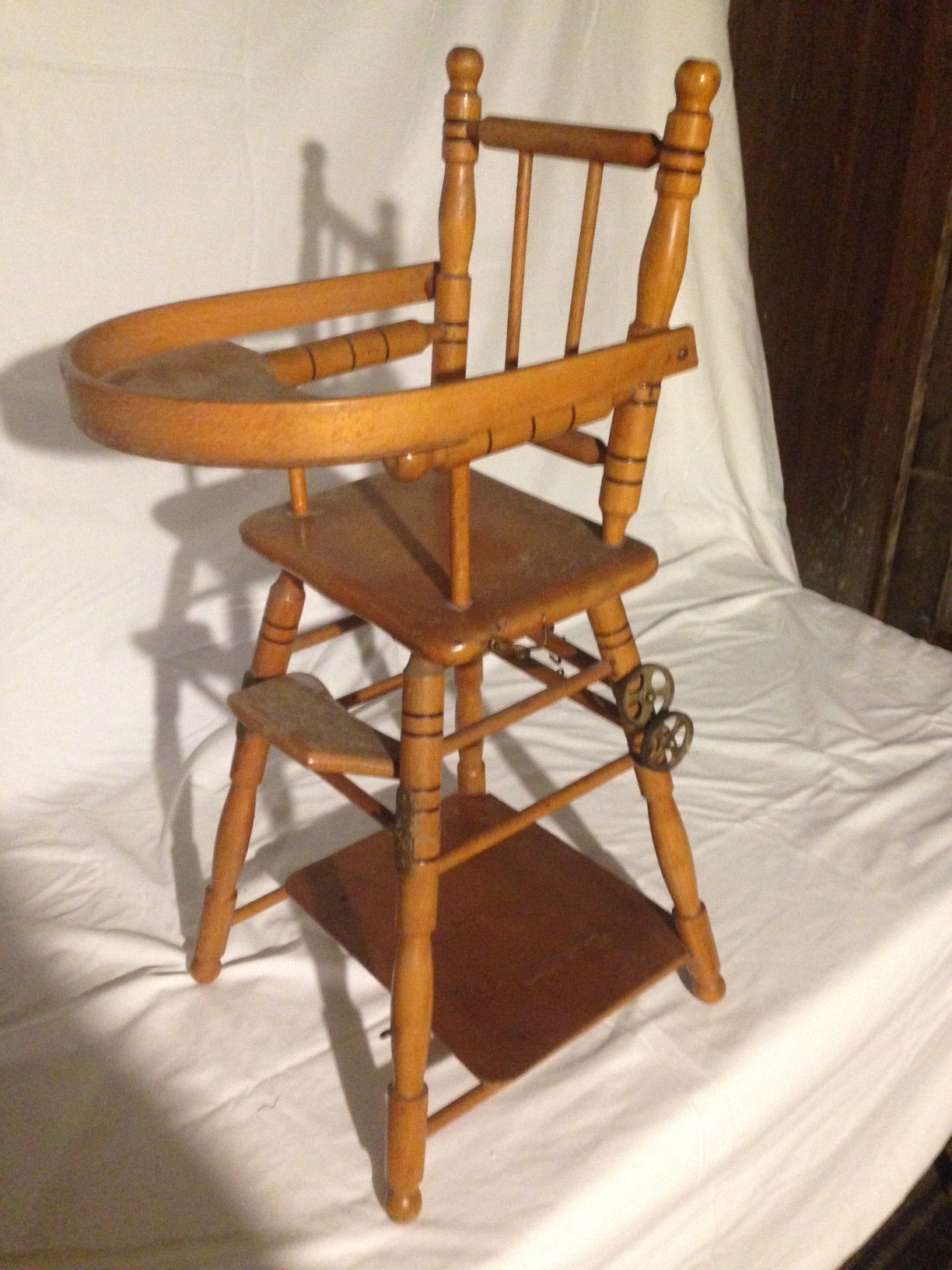 Vintage baby doll high chair store